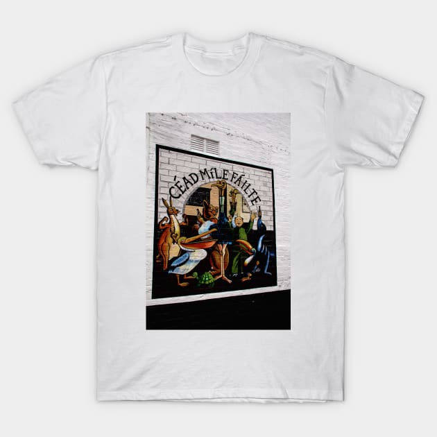 Hundred Thousand Welcomes Mural T-Shirt by irishmurr